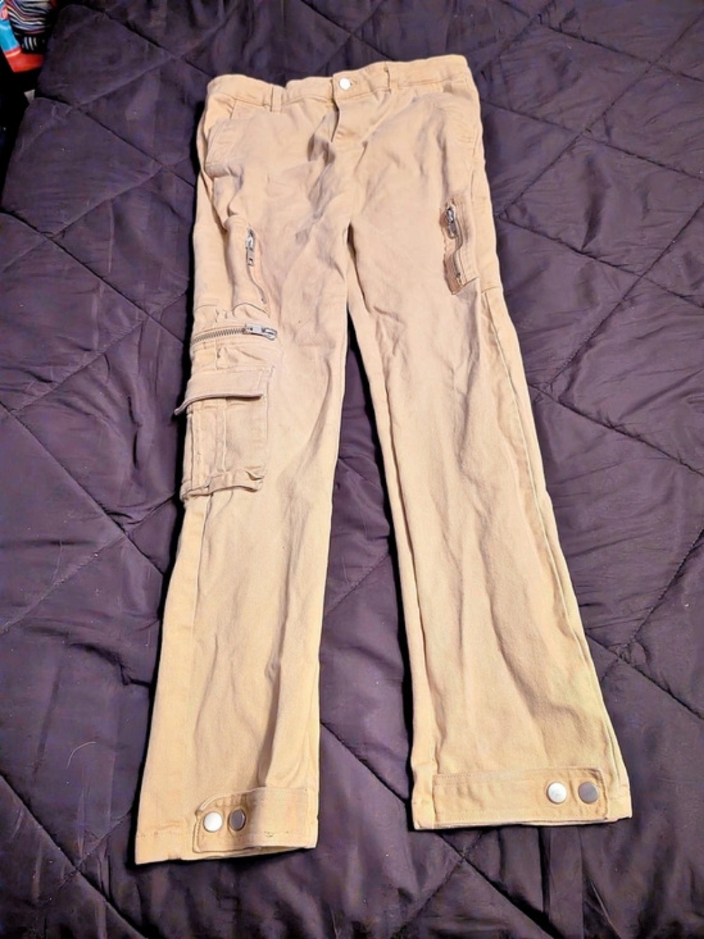 Forever 21 Men's Cargo Pants Beige Size 33